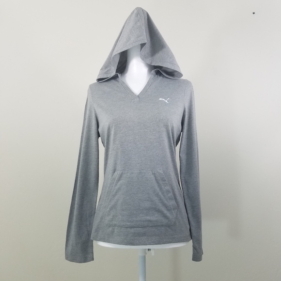 Puma Sweaters - Puma Gray Hoodie Sweater Size M